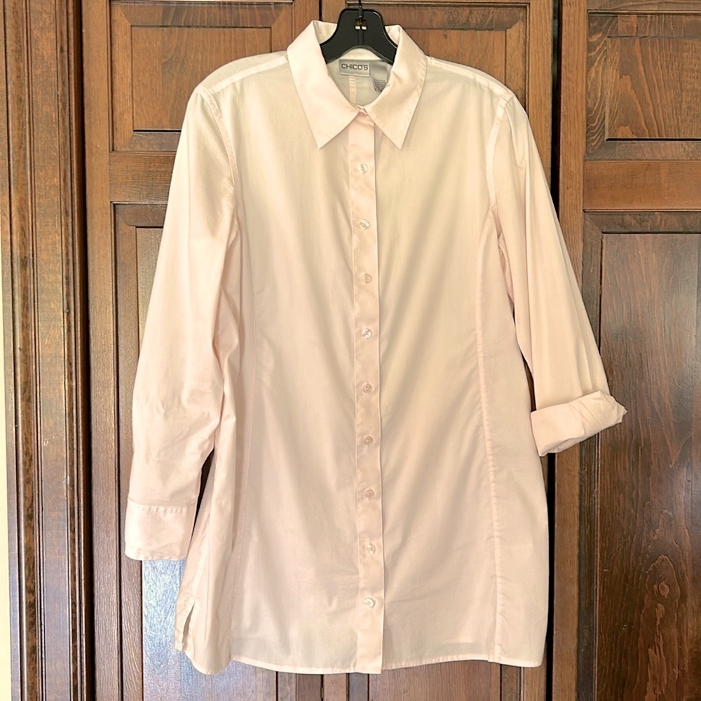Chico’s light pink tunic, size 1 (8)